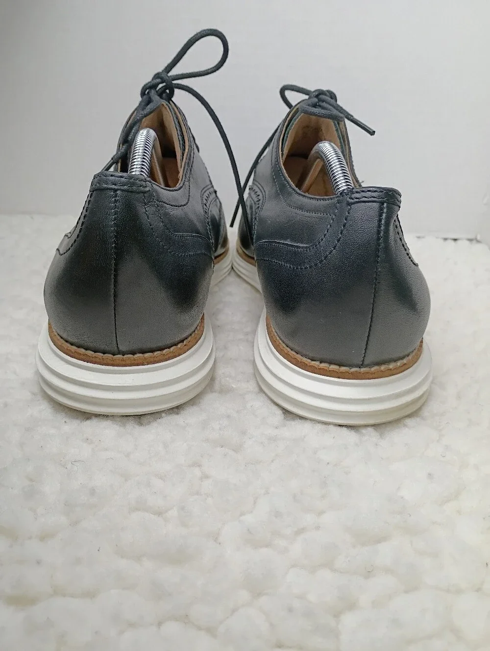 Cole Haan OriginalGrand Wingtip Oxford Black Leather Men 11.5 C26369 Dress